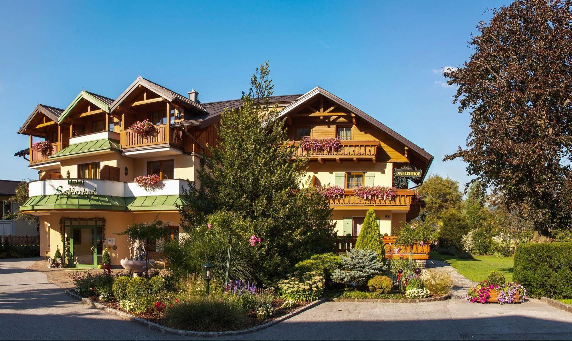 Garten - Hotel Sallerhof Grödig Esterno foto